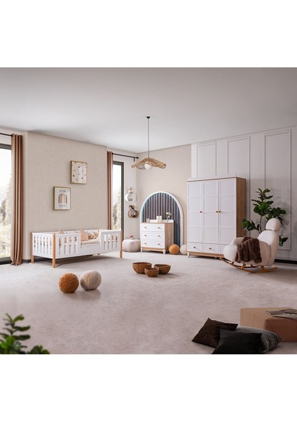Berlin Bebek Odası Takımı - Beyaz Meşe
