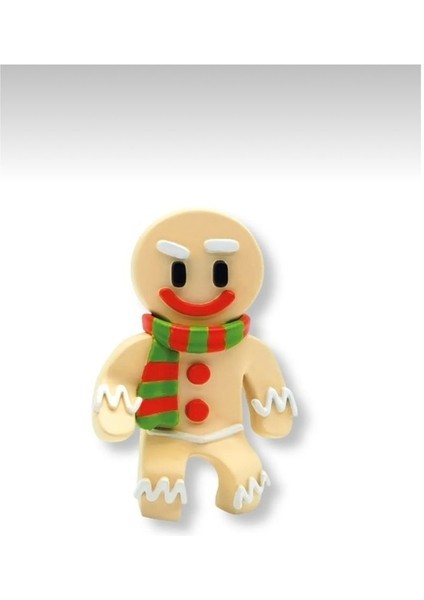 Stumble Guys Seri 1 - 3D Mini 3 Lü Figür Seti - 3 Adet Frost Yeti Gingerbread Hatchling - 5 cm fırsatları
