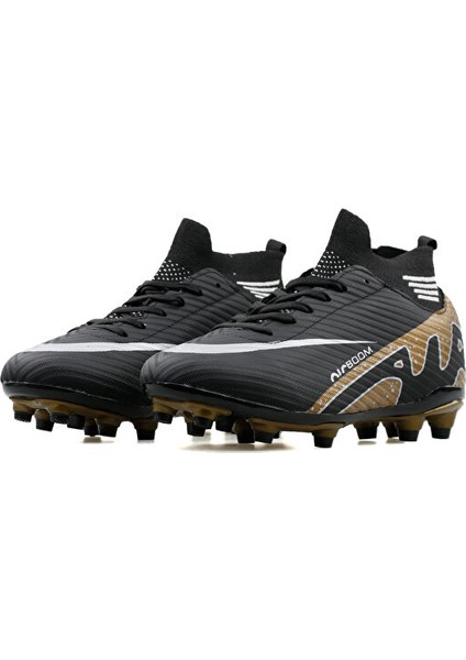 Laliga Erkek Çim Zemin Krampon Gkrp-Sıyah-Altın Siyah modelleri