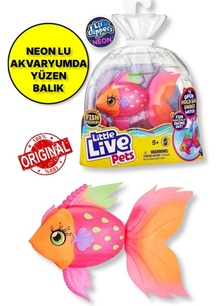 Lil Dippers Yüzen Balık Tekli Paket - Turuncu