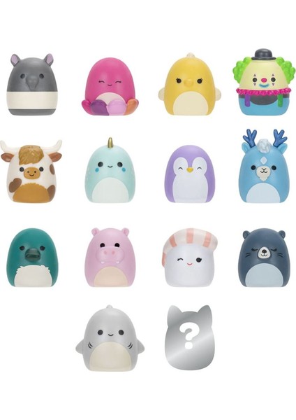 Squishmallows Mini Squish - A - Longs 14 Lü Figür + Yüzük Set Model 1 indirimleri