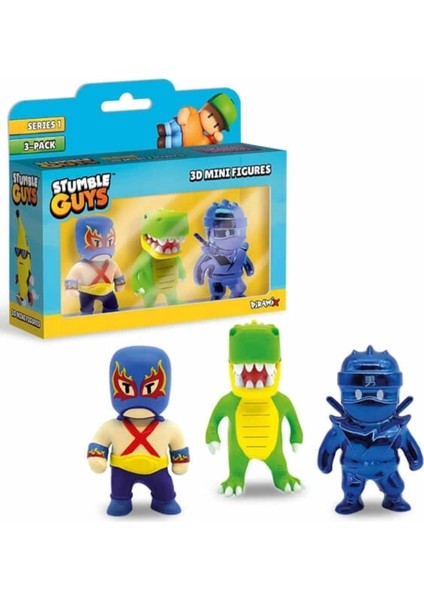 Stumble Guys 3’lü Mini Figür Seti S1 TUY01000