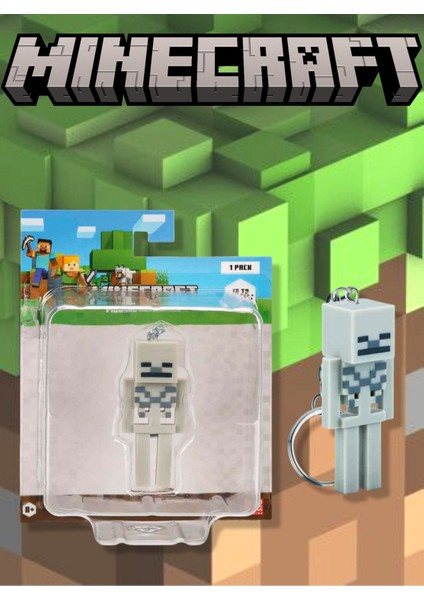 Minecraft 3D Figür Anahtarlık - Skelaton Model 6