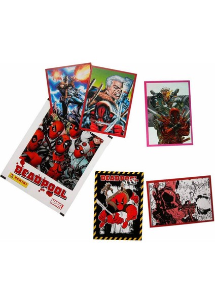 15 Paket - Marvel Deadpool Çıkartma Paketi