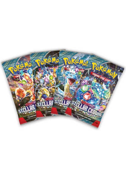 Pokemon Oyun Kartı Tcg Scarlet & Violet Stellar Crown Lisanssız Booster Pack - 3 Paket (30 Kart) fiyatları