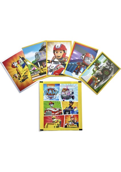 Sarı Seri Panini Paw Patrol Sticker Çıkartma - 8 Paket ( 40 Adet Sticker ) modelleri