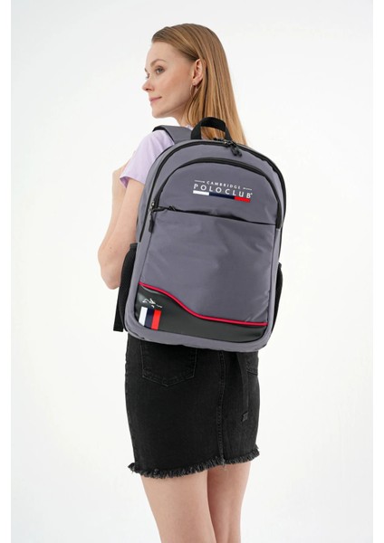 Unisex Şık Çok Gözlü Sırt Çantası - PLCAN2154