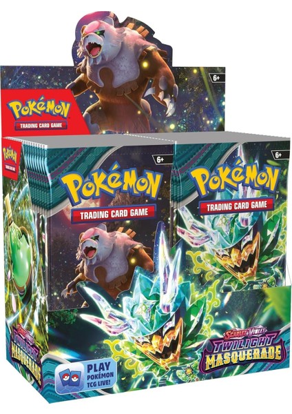 Pokemon Twilight Masquerade Booster English Tcg Online Oyun Kodlu Pokemon Kart - 3 Adet fiyatları
