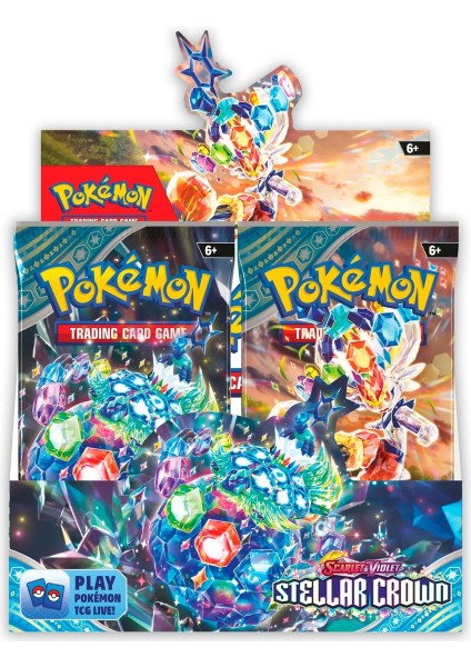 Pokemon Oyun Kartı Tcg Scarlet & Violet Stellar Crown Lisanssız Booster Pack - 1 Paket (10 Kart) modelleri