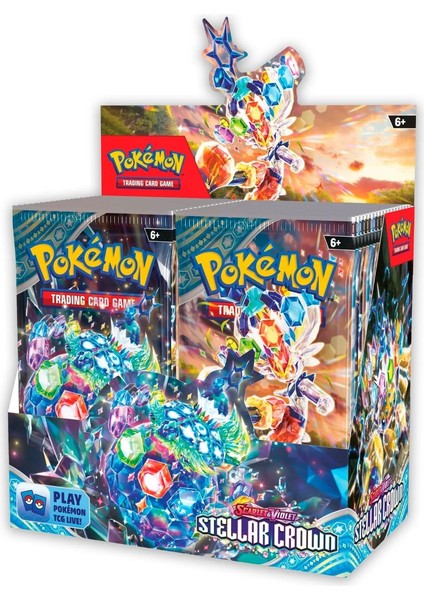 Pokemon Oyun Kartı Tcg Scarlet & Violet Stellar Crown Lisanssız Booster Pack - 1 Paket (10 Kart) fırsatları