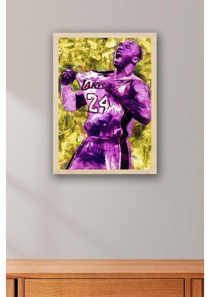 Kobe Bryant Çerçeveli Tablo - Basketbol Nba Posteri Tablo fiyatları