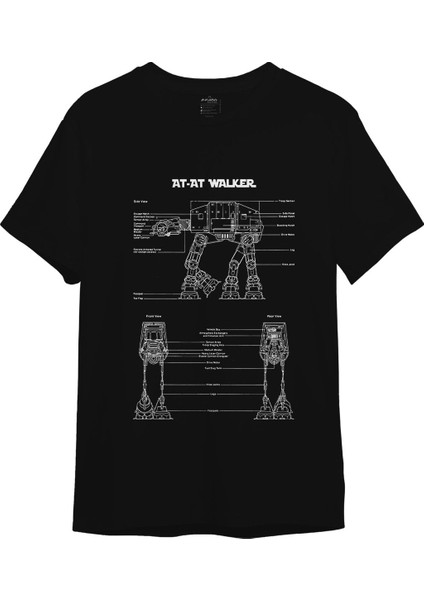 At-At Walker Tişört - Siyah