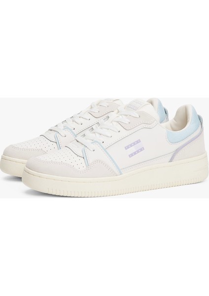 Tjw Retro Basket Sneaker Kadın Beyaz Sneaker EN0EN028180K9 fırsatları