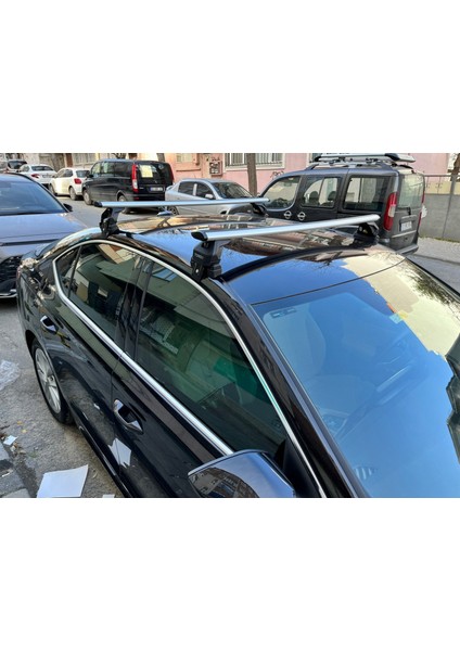 Skoda Superb Sedan B8 2015-2019 Oluksuz Üst Tavan Portbagaj Taşıyıcı Ara Atkısı Paw Serisi Pro 4 Gri indirimleri
