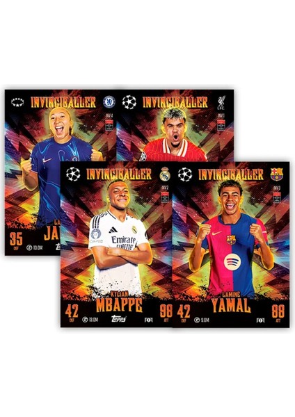 Match Attax Extra - Metal Kutulu Futbolcu Kartı Mega Tin 2 The Invinciballers modelleri