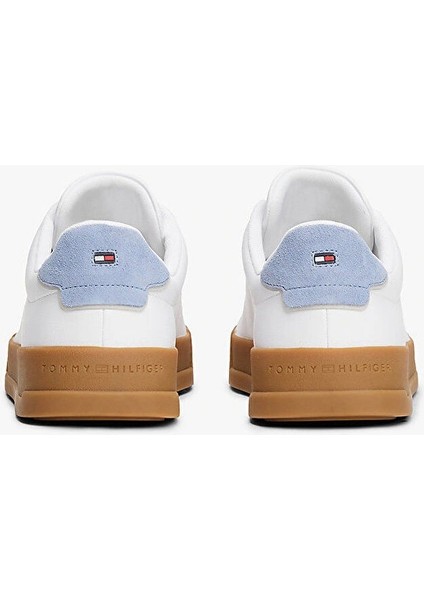Th Court Lth Detaıl Ess Erkek Beyaz Sneaker FM0FM0536705O modelleri