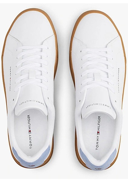 Th Court Lth Detaıl Ess Erkek Beyaz Sneaker FM0FM0536705O fırsatları