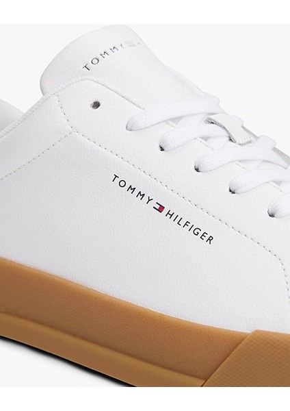 Th Court Lth Detaıl Ess Erkek Beyaz Sneaker FM0FM0536705O indirimleri