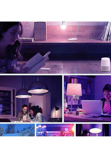 Akıllı Rgb LED Lamba Ampul 9W 50hz 800 Lümen fırsatları