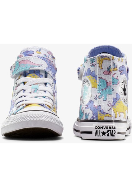 Chuck Taylor All Star Dino Party Easy On Çocuk Beyaz SNEAKER.100 modelleri