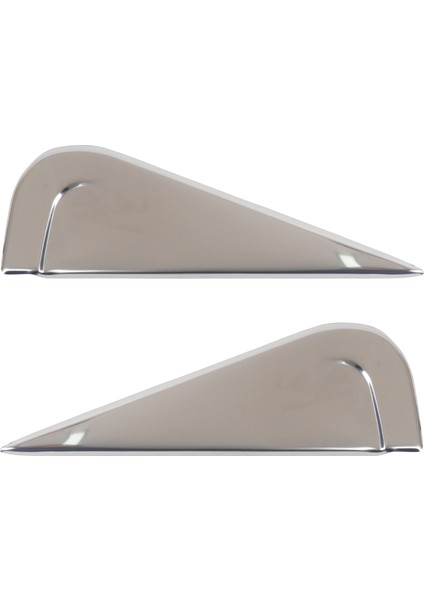 Dacia Duster Uyumlu 2010-2017 Krom Arka Cam Kelebek Yeri 2 Parça Paslanmaz Çelik fırsatları