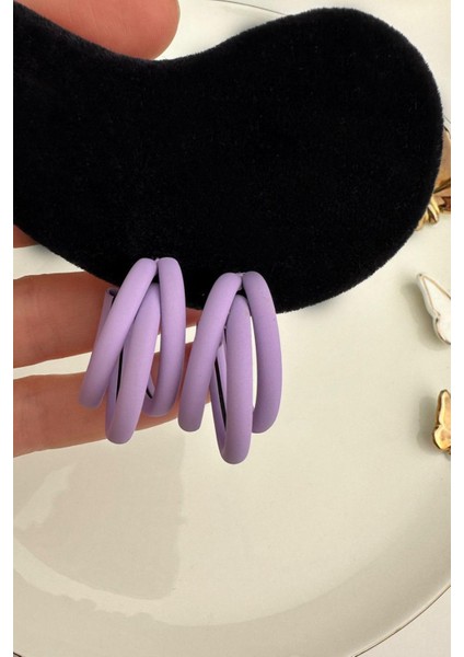 Üçlü Geçmeli Halka Küpe modelleri