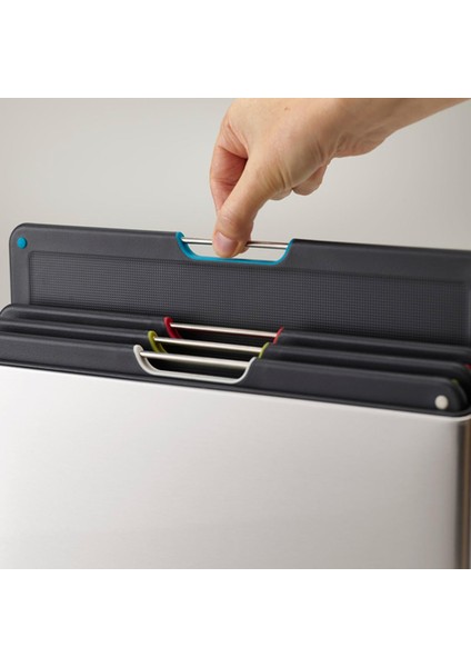 Folio Standlı Kesme Tahtası 4 lü Çelik