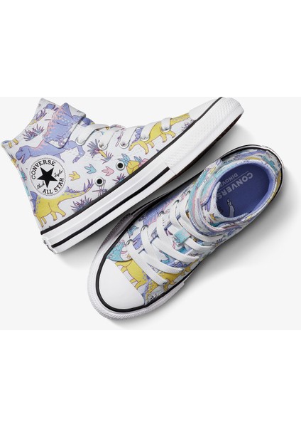 Chuck Taylor All Star Dino Party Easy On Çocuk Beyaz SNEAKER.100