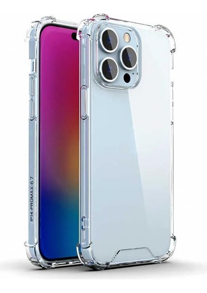 iPhone 15 Pro Uyumlu Darbe Önleyici Sararmaya Dayanıklı Airbag Korumalı Ultra Slim Tpu Şeffaf Silikon Kılıf indirimleri