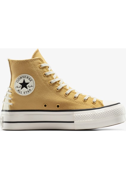 Chuck Taylor All Star Lift Crafted Laces Unisex Beyaz Platform SNEAKER.237