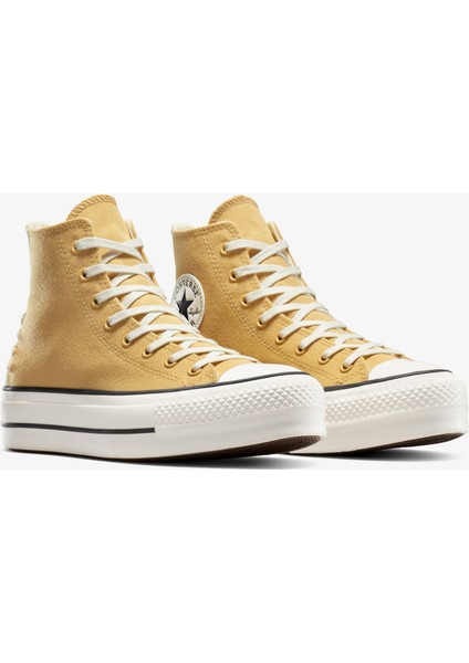 Chuck Taylor All Star Lift Crafted Laces Unisex Beyaz Platform SNEAKER.237 fiyatları