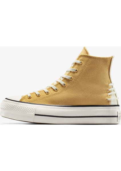 Chuck Taylor All Star Lift Crafted Laces Unisex Beyaz Platform SNEAKER.237 fırsatları