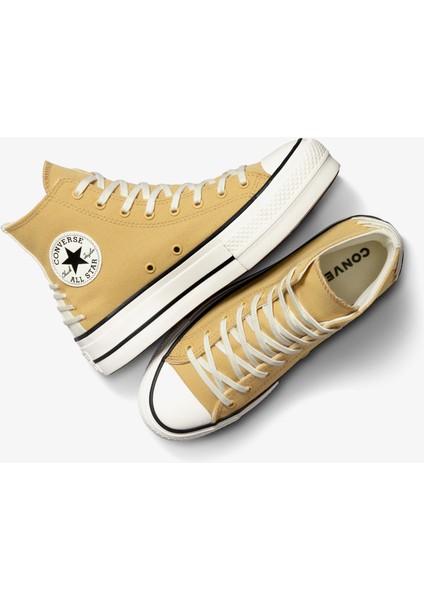 Chuck Taylor All Star Lift Crafted Laces Unisex Beyaz Platform SNEAKER.237 indirimleri