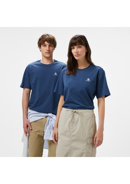 Classic Unisex Lacivert T-SHIRT.410