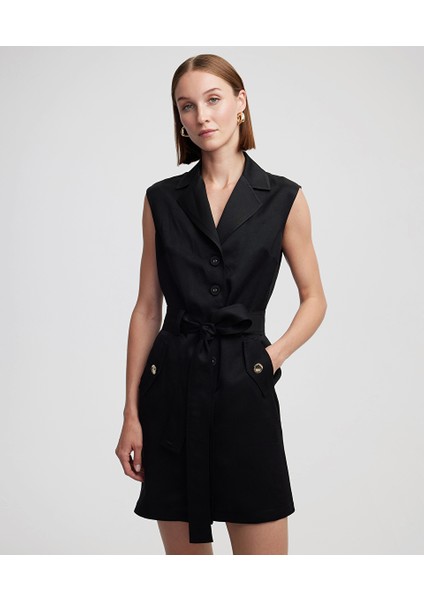 Kuşaklı ve Cep Kapaklı Elbise IS1250002500001 fiyatları