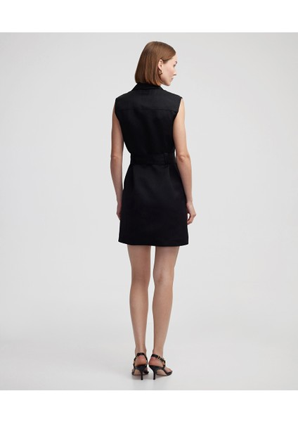 Kuşaklı ve Cep Kapaklı Elbise IS1250002500001 fırsatları