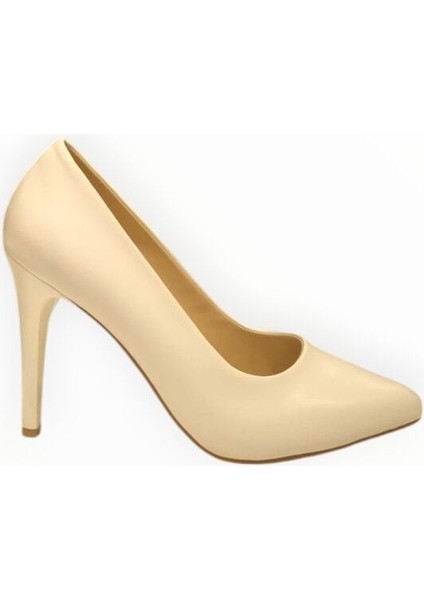 Kadın Ince Topuklu Stiletto Beyaz - 37