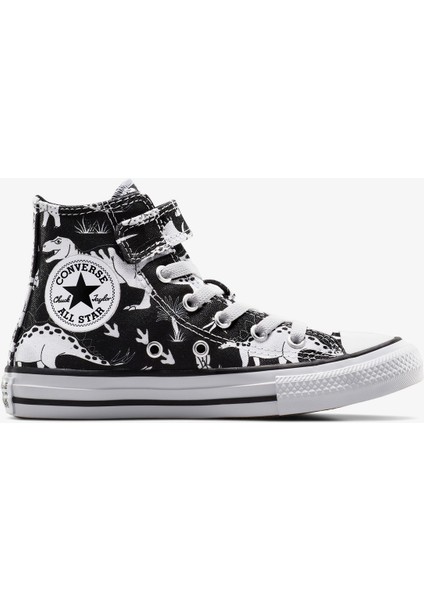 Chuck Taylor All Star Dino Party Easy On Çocuk Siyah SNEAKER.001