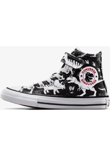 Chuck Taylor All Star Dino Party Easy On Çocuk Siyah SNEAKER.001 fırsatları