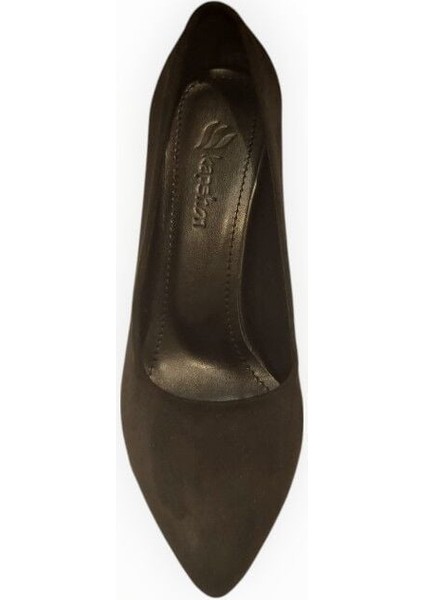 Kadın Ince Topuklu Stiletto Siyah Süet - 36 modelleri