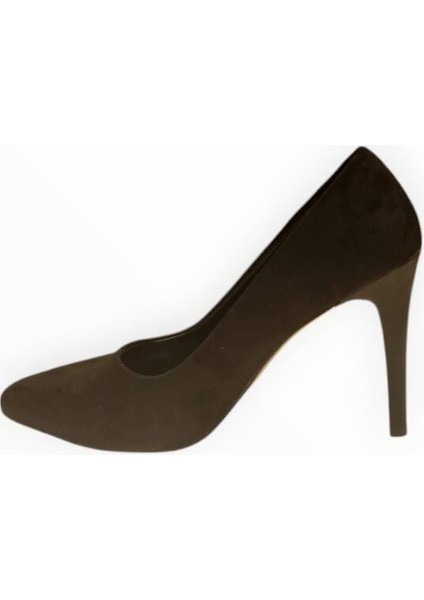 Kadın Ince Topuklu Stiletto Siyah Süet - 36 fırsatları