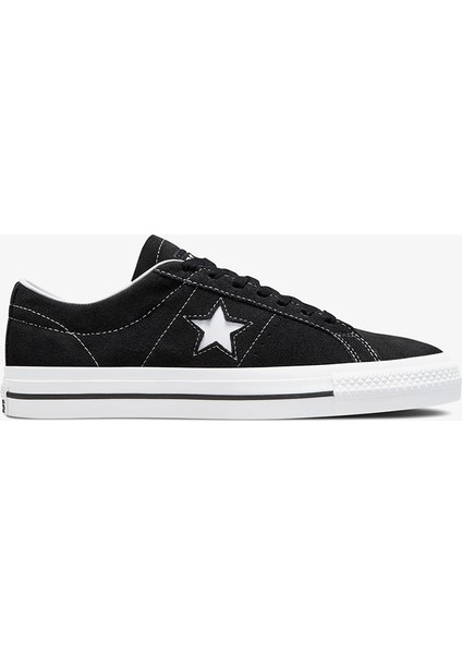 One Star Pro Low Unisex Siyah Deri SNEAKER.001