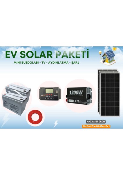 Kırsal Alan ve Hayvancılık Tesisleri Için Aydınlatma ve Şarj Çözümü Güneş Enerjili Solar Enerji Sistemi