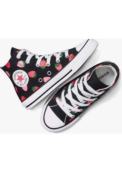 Chuck Taylor All Star Strawberries Çocuk Siyah SNEAKER.001
