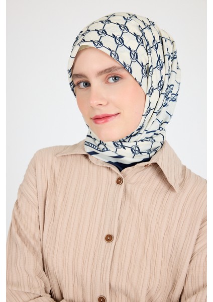 Laci Monogram Desenli Eşarp 3015