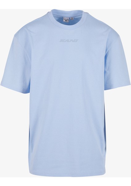 Retro T&l Backprint Erkek Mavi T-Shirt.1