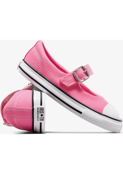 Chuck Taylor All Star Dainty Mary Jane Çocuk Pembe Babet.650
