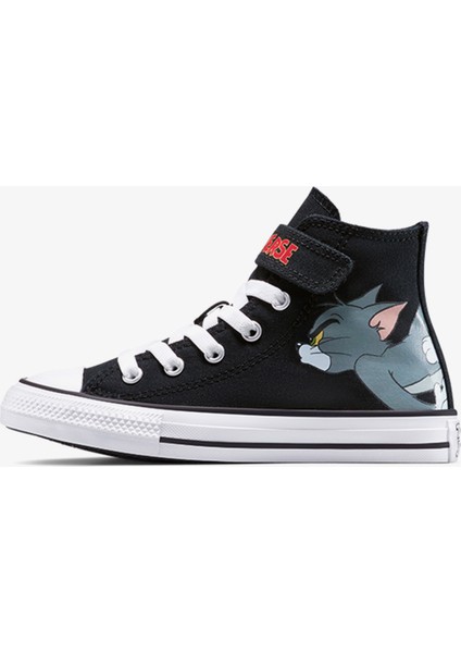 x Tom & Jerry Chuck Taylor All Star Easy-On Çocuk Siyah SNEAKER.001 fırsatları