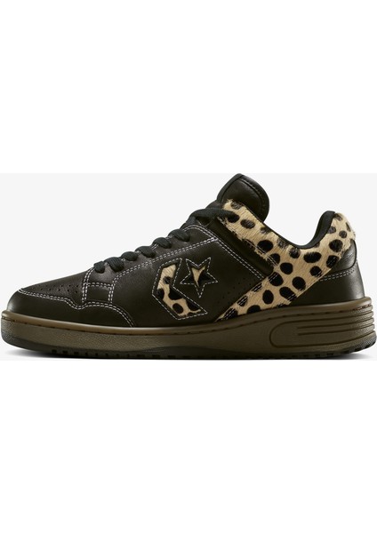 Weapon Pony Hair Unisex Siyah Deri SNEAKER.001 fırsatları