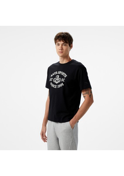 Sports Club Erkek Siyah T-Shirt.3
